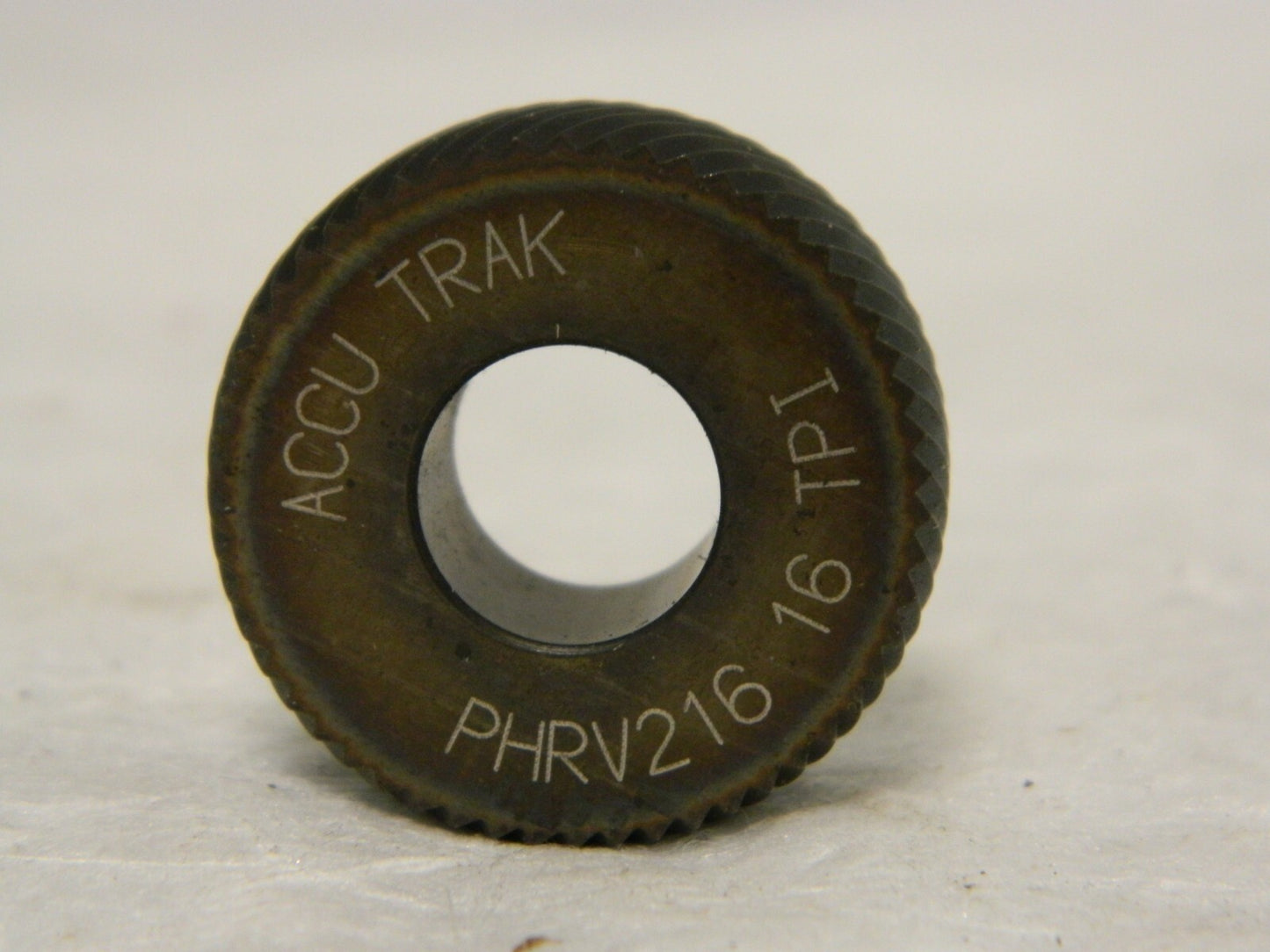 PRO RH Knurl Wheel 1-1/4" Diam 90° Tooth Angle 16 TPI Convex PHRV216FNC