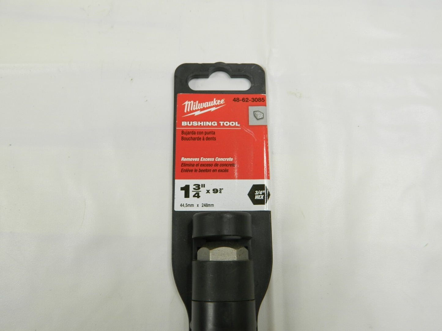 MILWAUKEE TOOL 9-3/4" OAL, 0.656" Shank Diam, Bushing Tool Chisel 48-62-3085
