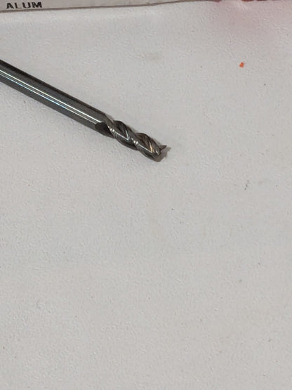 ACCUPRO Square End Mill: 1/8" Dia, 5/16" LOC, 3 Flute 70217732