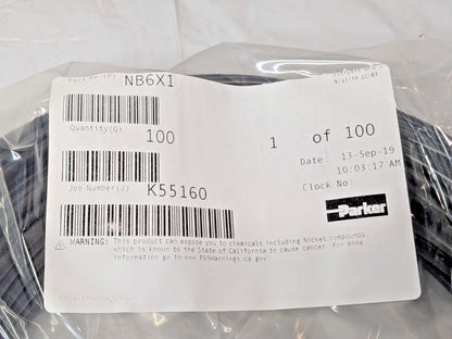 Parker Black Nylon Tube 100 Ft Long 341 Max PSI NB6X1