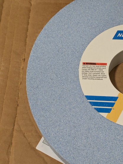 Norton Surface Grinding Wheel: 12" Dia, 1-1/2" Thick, 3" Hole, 46