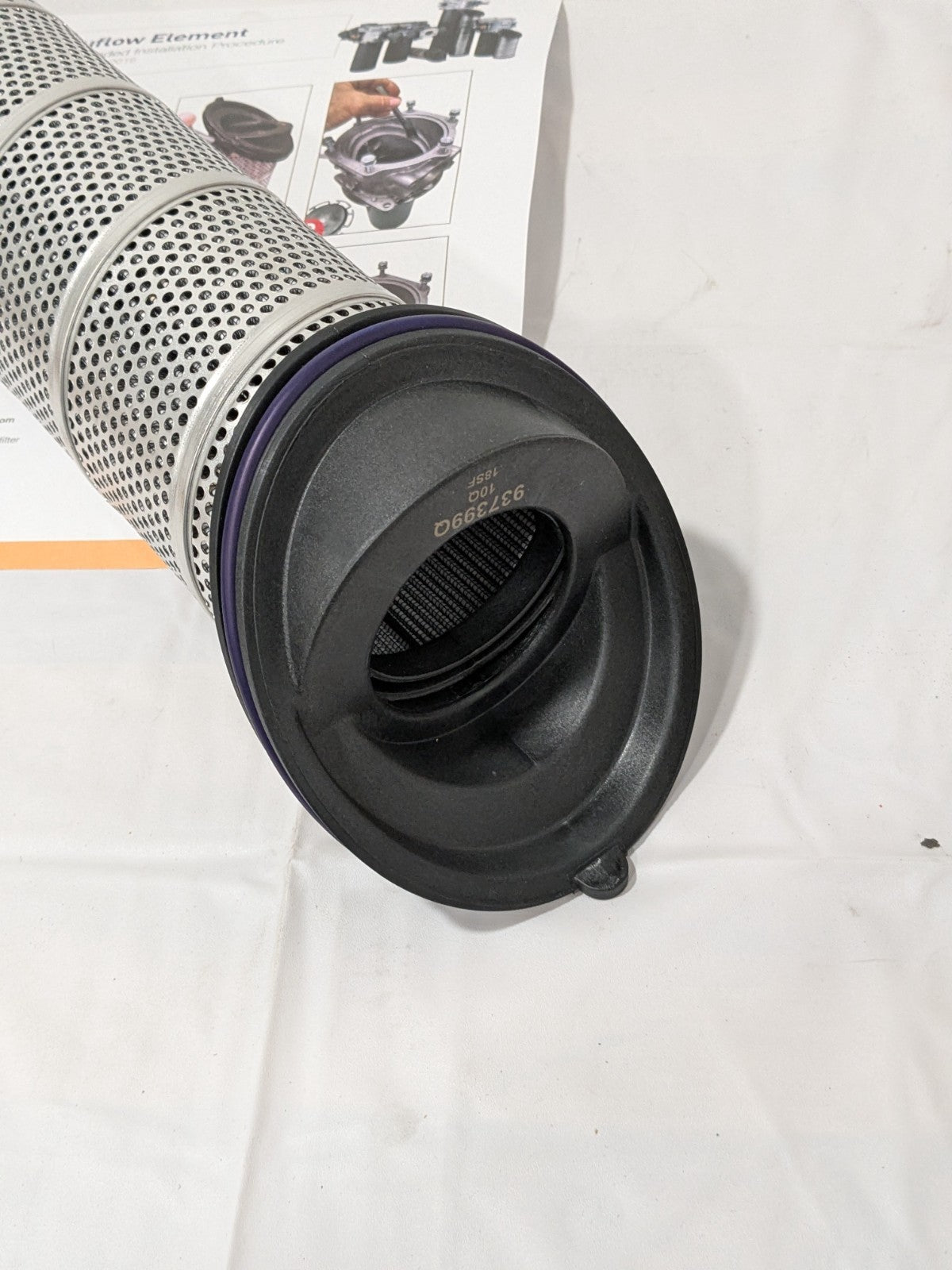 Parker Hydraulic Filter Element: Microglass, 10 Micron, 4.5000" OD 937399Q