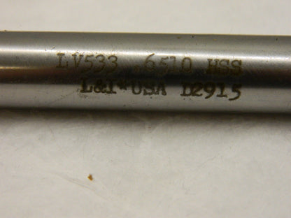 HERTEL Chucking Reamer 0.651 Dia, 9 OAL, 2-1/4 Flute Length 72036510