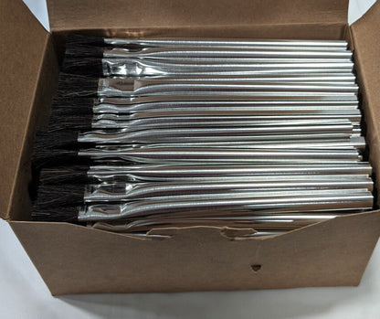 Horsehair Acid & Solvent Brush  13/16" L x 1/2" W   *Box of 144*  #2