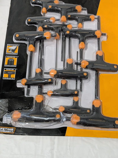 GEARWRENCH 14 Pc. SAE & Metric T-Handle Hex Key Set 83514