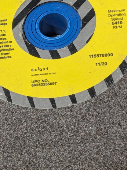 TRU-MAXX Bench & Pedestal Grinding Wheel: 6" Dia, 3/4" Thick 2 Pack 66253255097