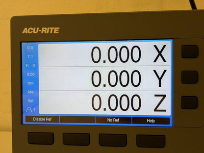AcuRite Digital Readout DRO System 2-Axis 13" x 35" Travel 5 Micron Re