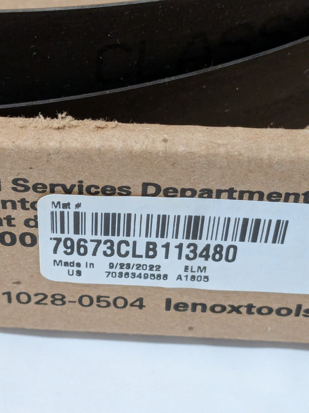 Lenox Welded Bandsaw Blade: 11' 5 Long x 1" Wide x 8 to 12 TPI 79673CL