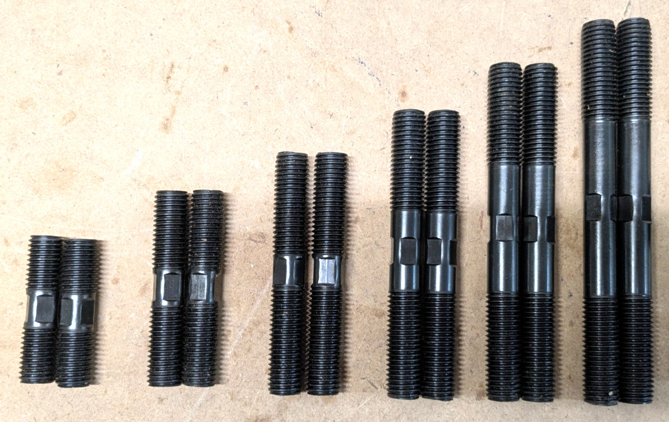 Gibraltar 28pc 8" Serrated Clamp Set for 7/8" T-Slot  3/4-10 Thread  3"-8" Studs