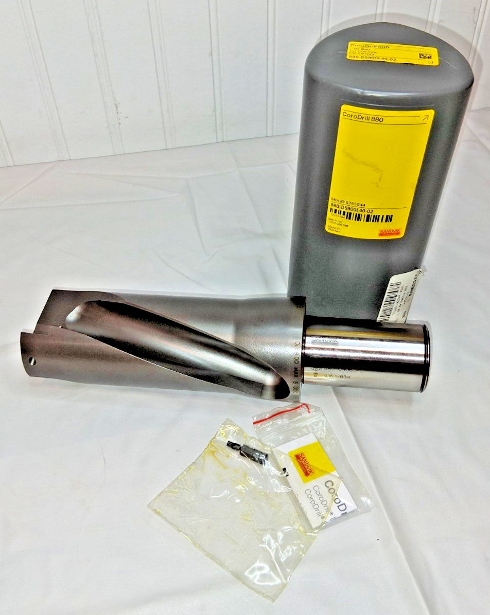 Sandvik Coromant Indexable Insert Drill 880-D5900L40-02 Coolant Through 5765544