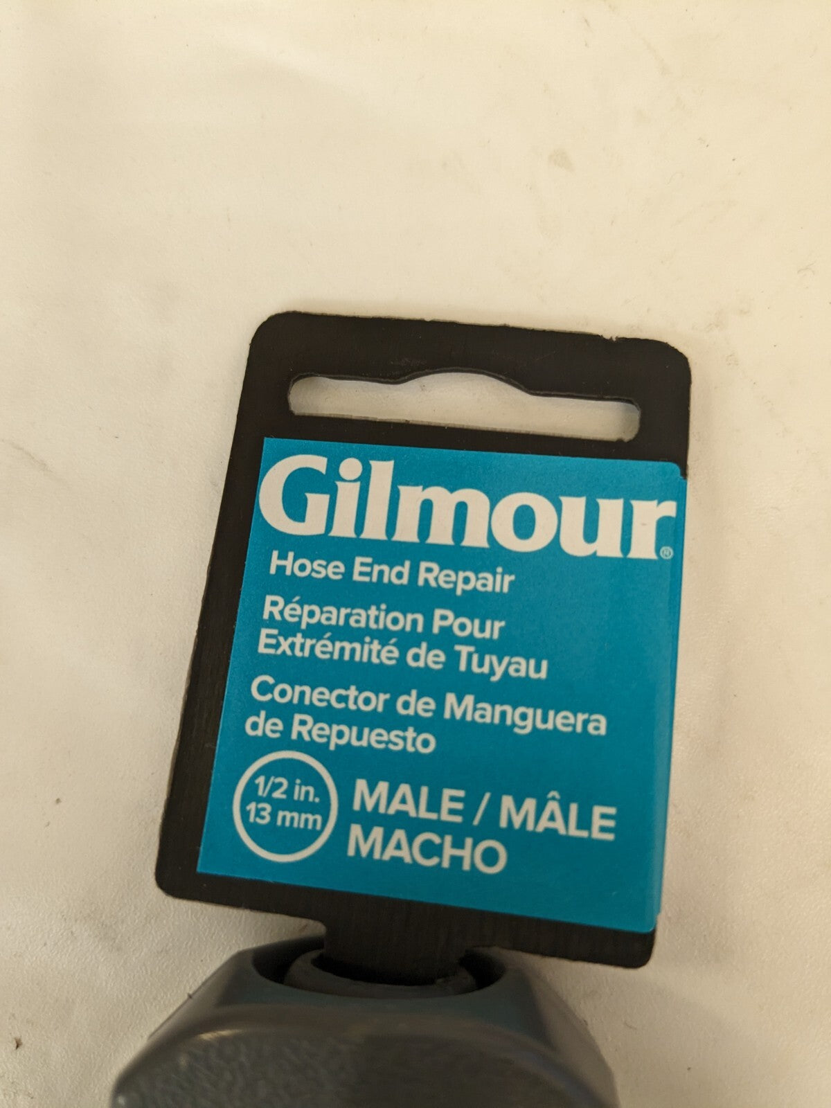 GILMOUR Garden Hose Coupler: 0.5 Hose, Male, 3/4, Plastic 72pk 805054-1002