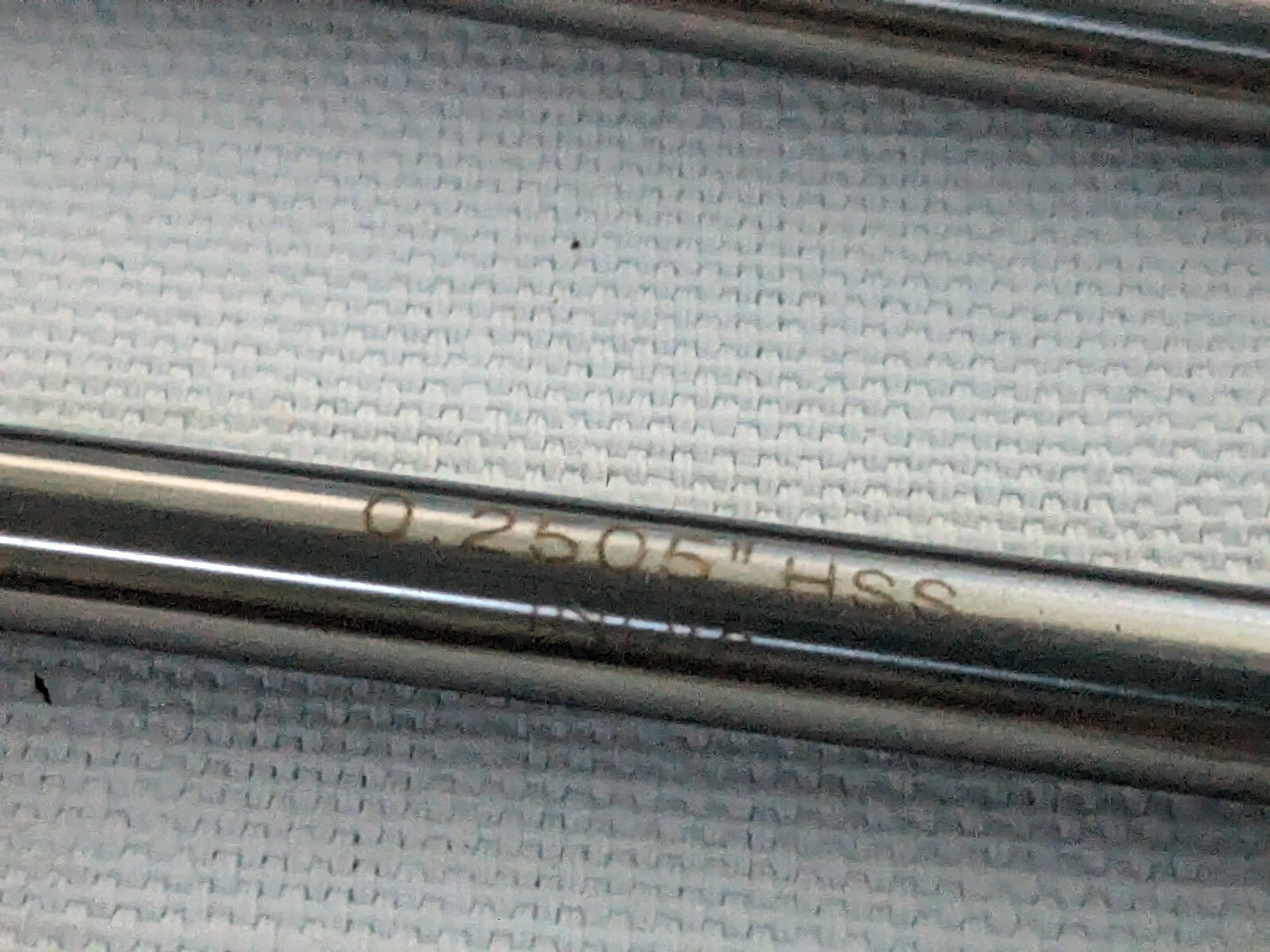 Chucking Reamersc2pk: 0.2505" Dia, Straight-Cylindrical Shank, HSS 1444296025050