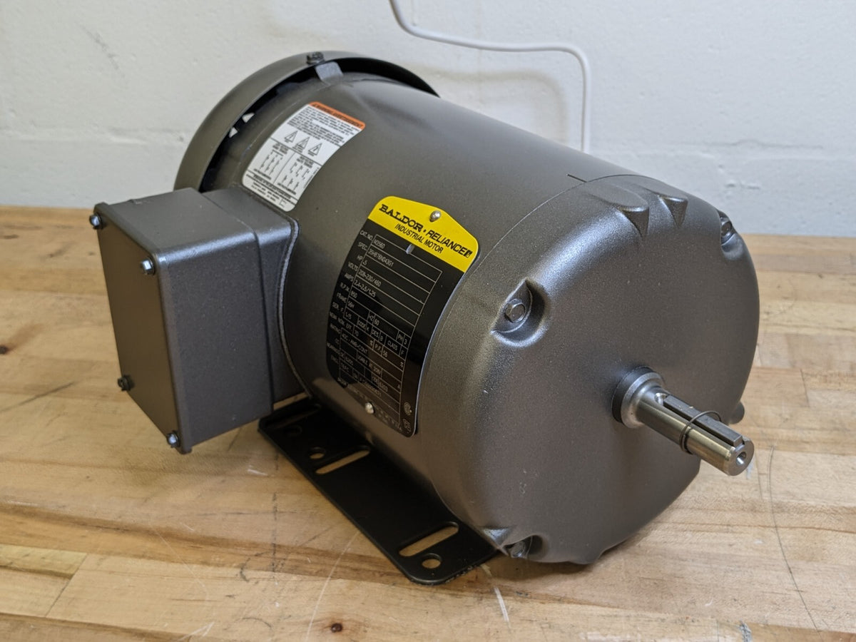Baldor General Purpose Motor 1/2 HP 850 RPM 56H TEFC 208-230/460VAC 3 Ph M3560