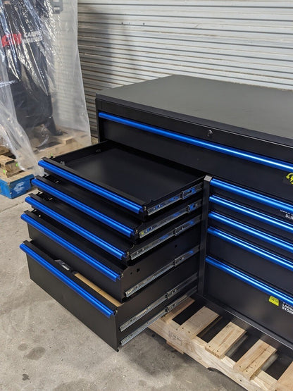 Montezuma Roller Cabinet Tool Box 11 Drawer 56 x 24 x 41 Scratch N Dent