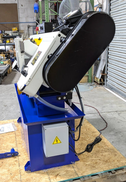 VECTRAX 9x16 Horizontal Bandsaw 110V  1-1/2HP  Step Pulley Drive