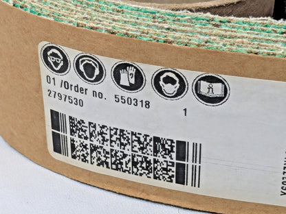 CASE OF 50 HERMES Ceramit Abrasive Belts CN 466 Z 2" X 72" 36 Grit 550