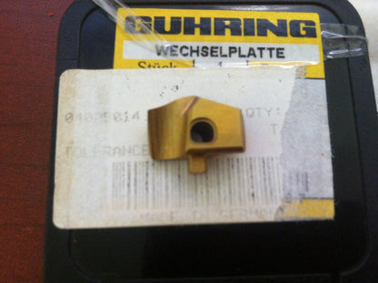 Guhring Replaceable Drill Tip Insert Series 4025 14.7mm 140° Carbide 0402501470