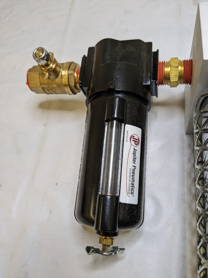 Jupiter Pneumatics 3 Pc. FRL Filter Regulator Lubricator 40 CFM 1/2" NPT 12
