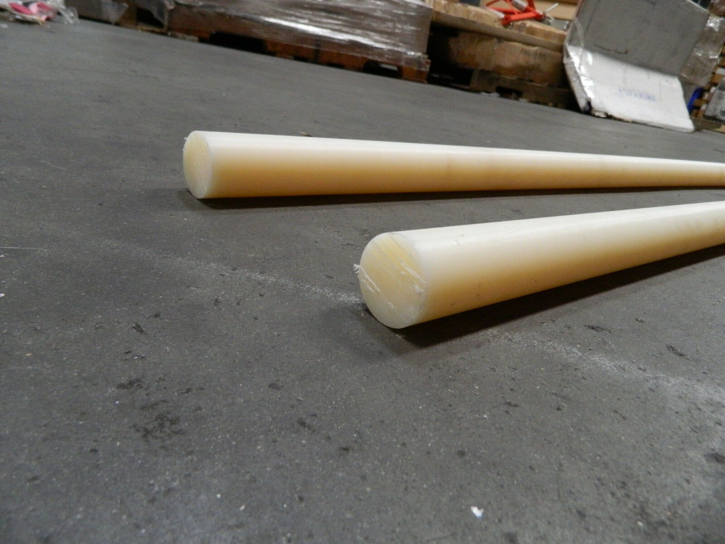 Quadrant Engineering Acetal Plastic Rods 2 Pack 4' Long 1-1/2" Diam 63