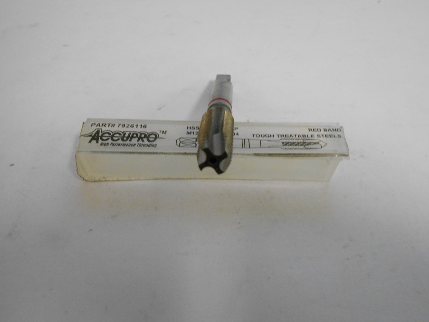 Accupro Spiral Point Tap M12 x 1.75" HSS 4FL Model QTY 2  7926166