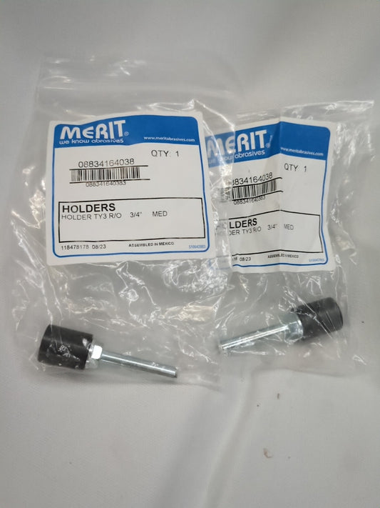 MERIT ABRASIVES Disc Backing Pad 2ct: Quick-Change Type R 08834164038