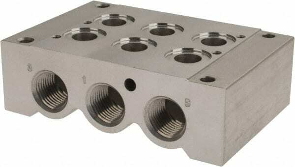 Jupiter Pneumatics 3/8" Inlet 1/2" Outlet Manifold 2 Outlet Ports 7038