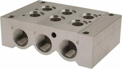 Jupiter Pneumatics 3/8" Inlet 1/2" Outlet Manifold 2 Outlet Ports 7038