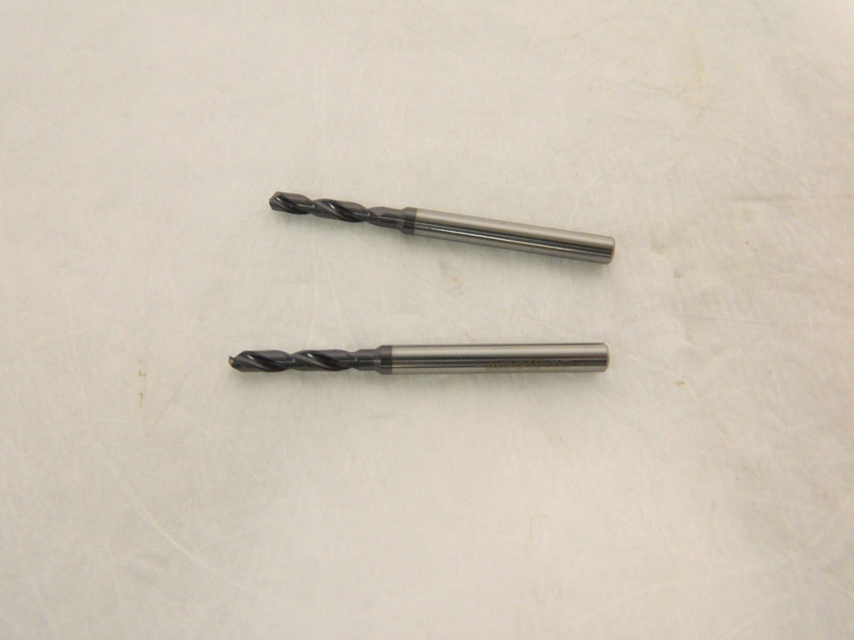 Accupro 3mm 140° Solid Carbide Jobber Drill Bit Lot of 2 63310072