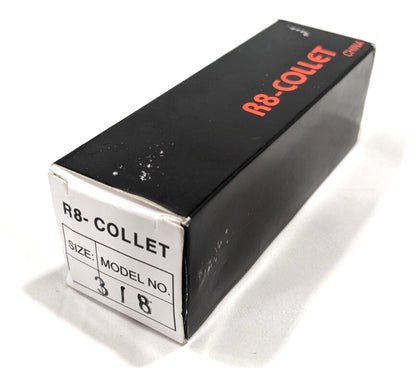 R8 Round Collet  3/8"  7/16-20 Drawbar Thread  Steel  231-4724