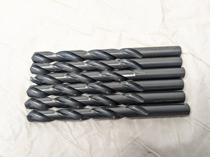 Hertel Jobber Length Drill Bits HSS 27/64" (0.4219) Dia 135 Deg QTY 6 84579