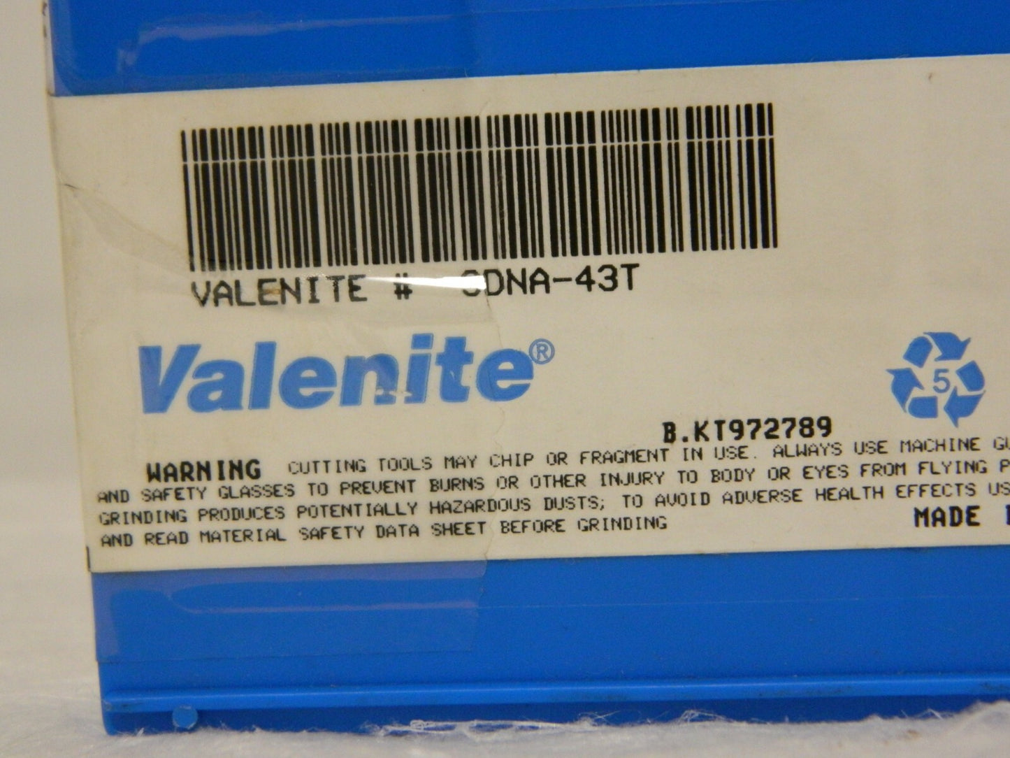Valenite 1/2" Inscribed Circle Diamond (Shape) Shim for Indexables Qty 10 831499