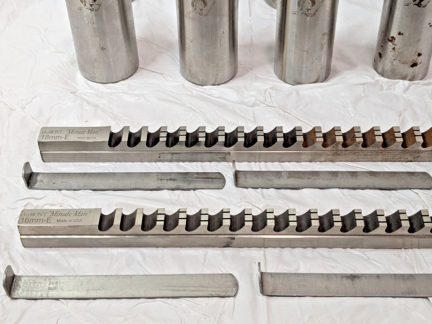 Dumont Minute Man 10 Pc Style E Keyway Broach Set W/O WOODEN CASE 44500