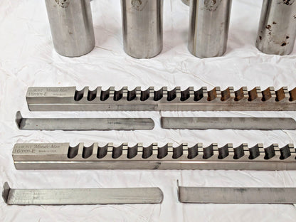 Dumont Minute Man 10 Pc Style E Keyway Broach Set W/O WOODEN CASE 44500