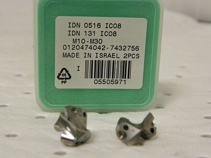 Iscar Replaceable Drill Tip IDN 0516 Grade IC08 Qty. 2 5505971
