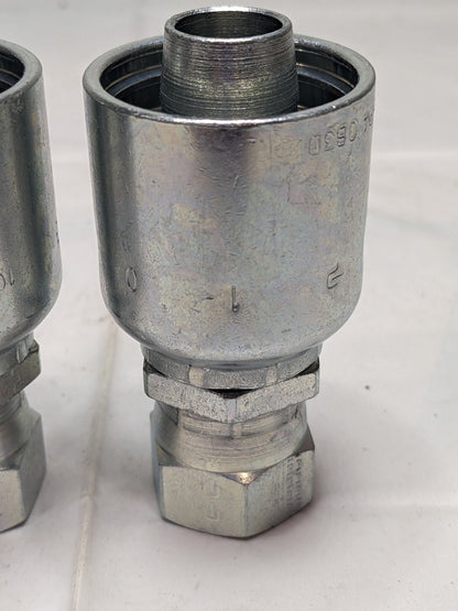 PARKER Hydraulic Hose Straight Female 3/4" Hose x 5/8" Tube Qty 3 KP81