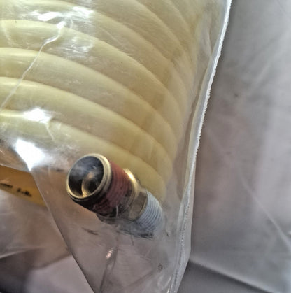 Coilhose Pneumatics Male SwivelCoiled & Self Storing Hose 25' Long N14-25B