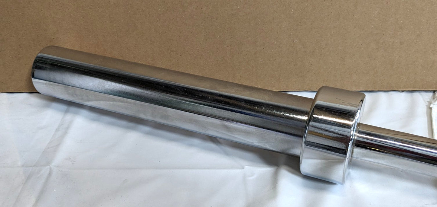 RitFit Olympic Barbell   57" / 145cm Bar  30lbs  Knurled Grip OLYBARSIL-145