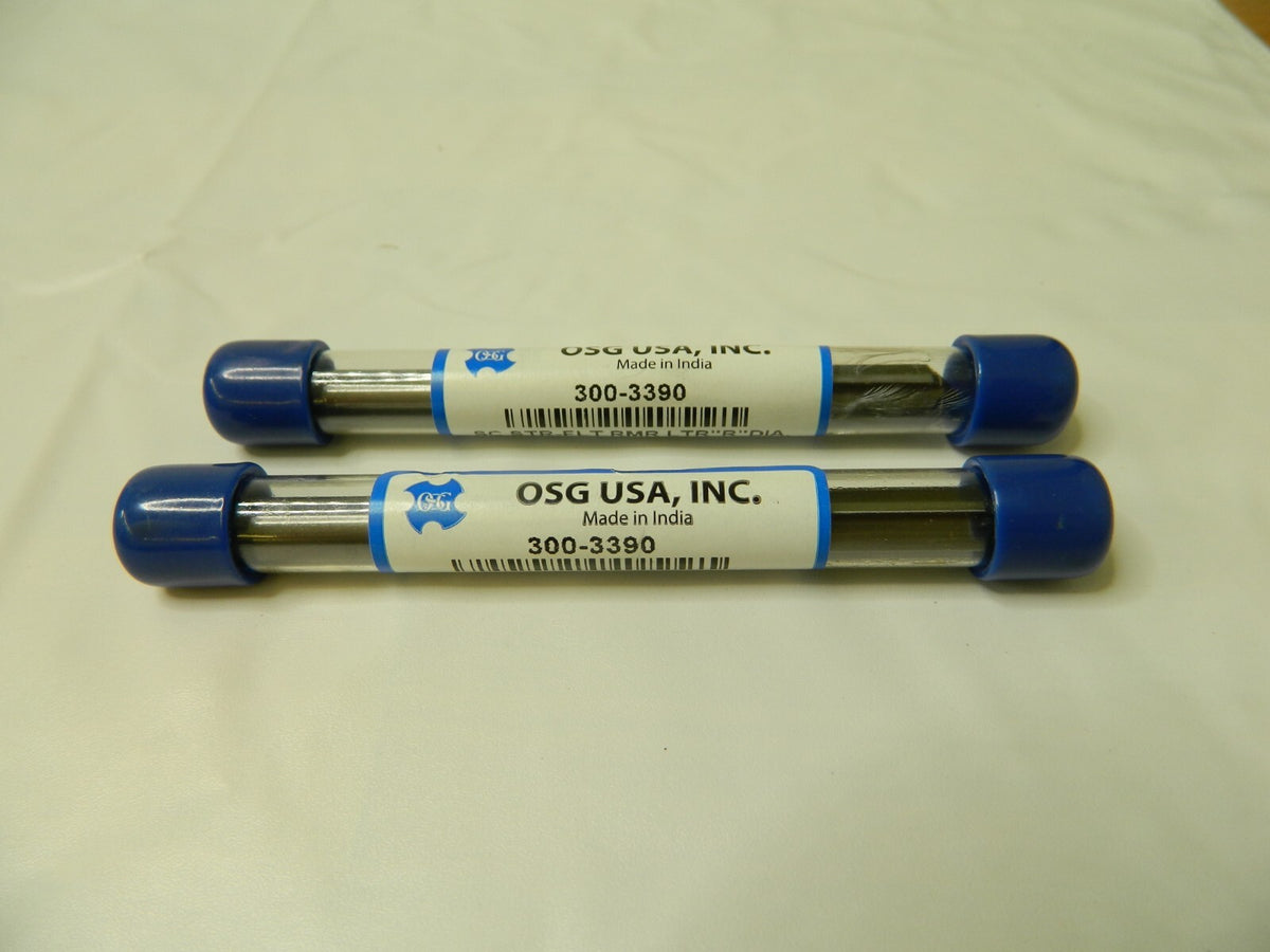 OSG Solid Carbide Chucking Reamer: 0.339" Dia, 3-1/2" OAL, 1-1/4" Qty 2 300-3390