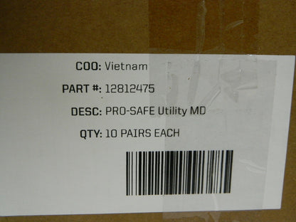 PRO-SAFE Size M (9) Work Gloves General Purpose Uncoated Qty 10 Pairs 12812475
