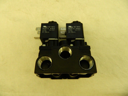 ARO/INGERSOLL-RAND 3/8"x 3/8" Outlet Body Ported Solenoid Air Valve A213SD-024-D