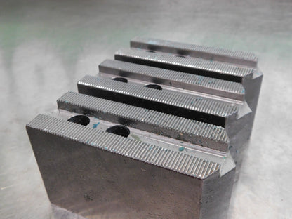 H & R Mfg Square Soft Lathe Chuck Jaws 3Pk 1.5mm HR-149-2.5-OP DAMAGE