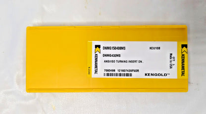 Kennametal Carbide Turning Inserts DNMG432MS KCU10B Qty 5 7093486