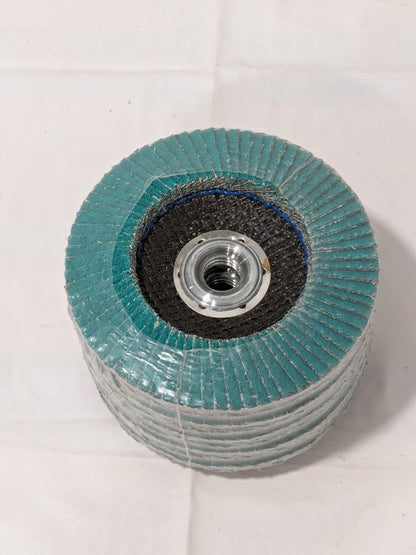 3M Flap Disc: 4-1/2" Dia, 40G, Zirconia Alumina, Type 29 Pack of 5 7010363154