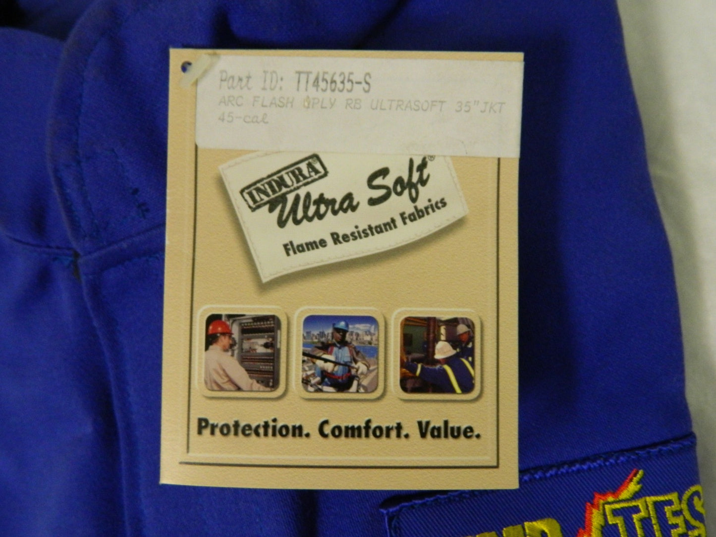 Stanco Temp Test Electric ARC Protection Jacket Size Small 35" Length TT456