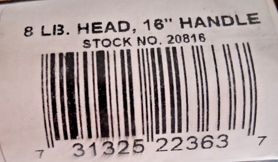Wilton 8LB Sledge Hammer 20816