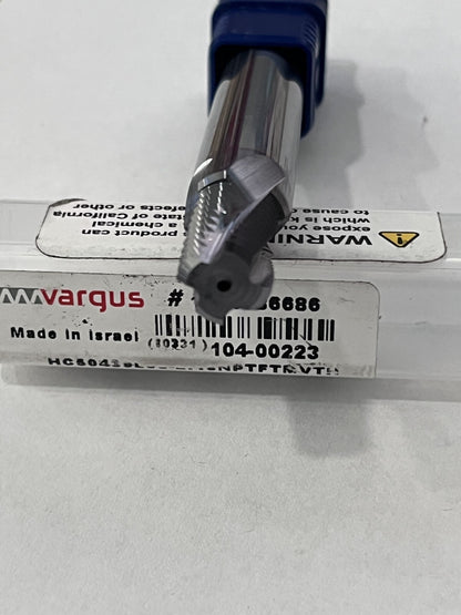 Vargus Helical Flute Thread Mill 3/8-18, Internal & External, 4 Fl Carbide 8