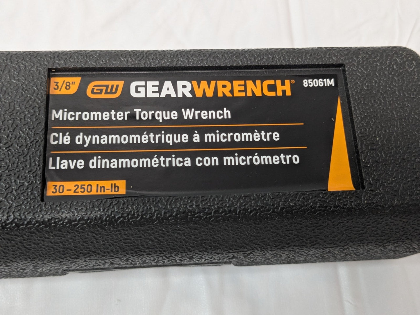GEARWRENCH Micrometer Torque Wrench 3/8" DR 30"-250" Lb Max 85061M