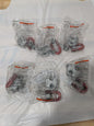 Crosby G-450 Red U-Bolt Wire Rope Clip, 3/8" Size Qty 6 2001654