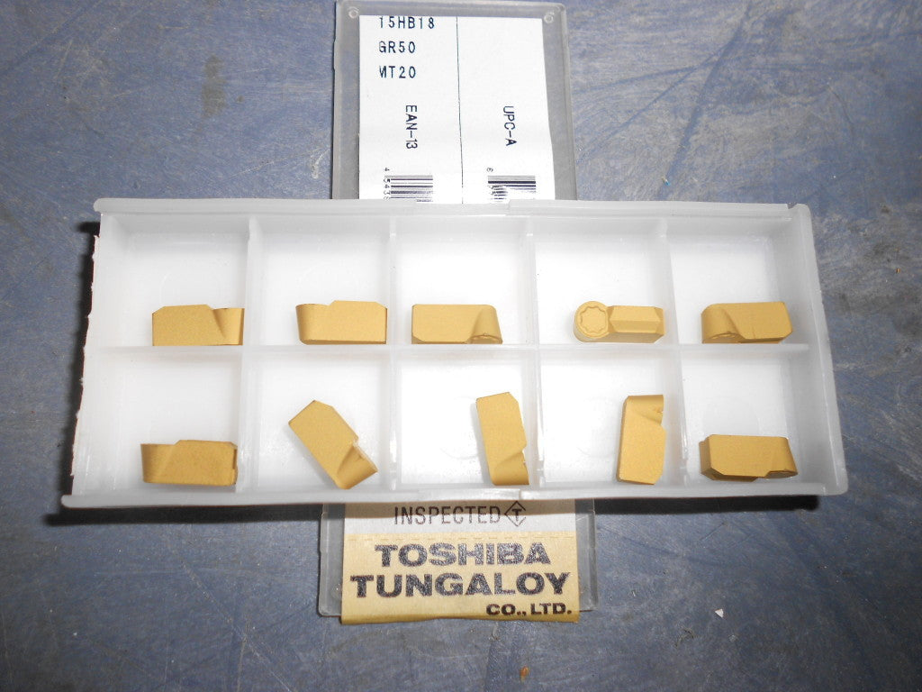 Toshiba Tungaloy Carbide Inserts GR50 MT20 Grade 15HB18 12164