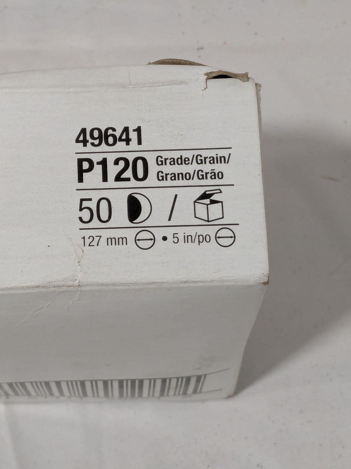 3M 5" Dia PSA Disc: 120 Grit, Premium Ceramic Alumina Qty 50 7100284513